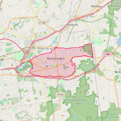 Map of Manchester