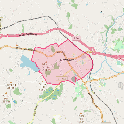 Map of Newtown