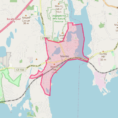 Map of Niantic