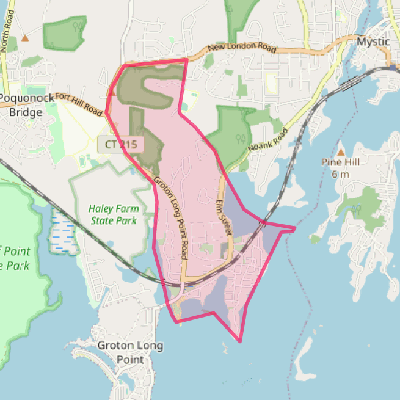 Map of Noank