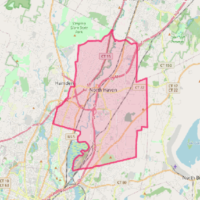 Map of North Haven