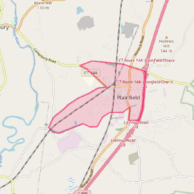 Map of Plainfield Village