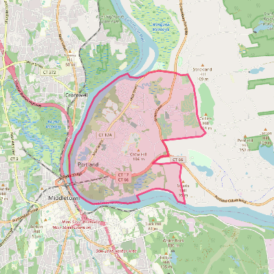 Map of Portland