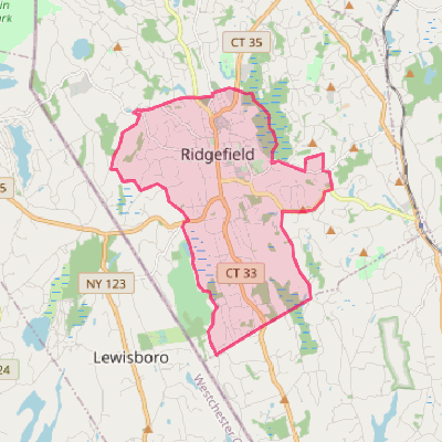 Map of Ridgefield