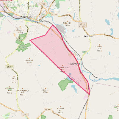 Map of South Windham