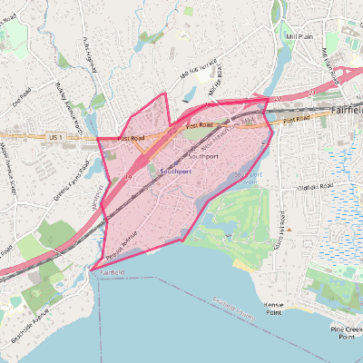 Map of Southport