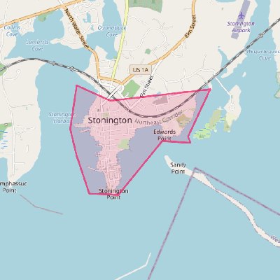 Map of Stonington