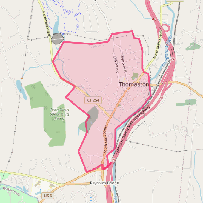 Map of Thomaston