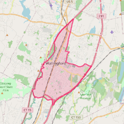 Map of Wallingford Center