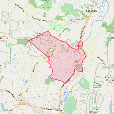 Map of Weatogue