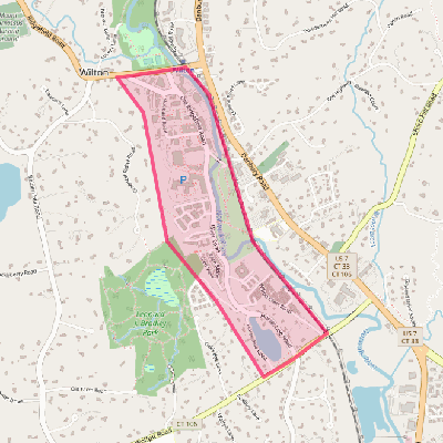 Map of Wilton Center