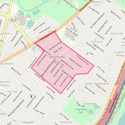 Map of Bellefonte