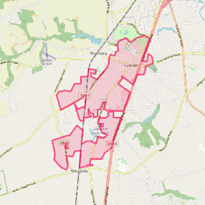 Map of Camden