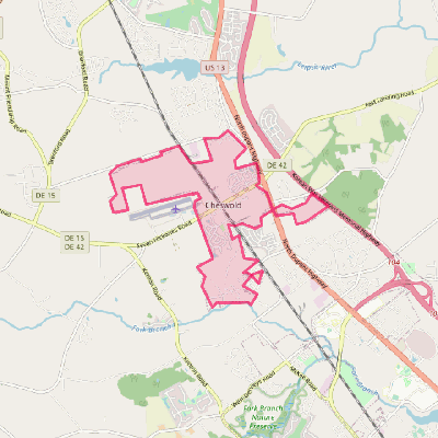 Map of Cheswold