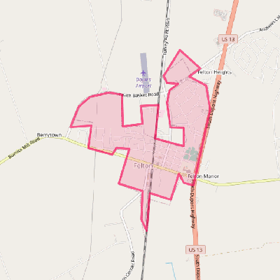 Map of Felton