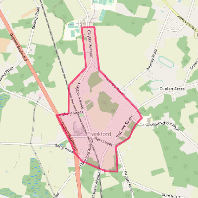 Map of Frankford