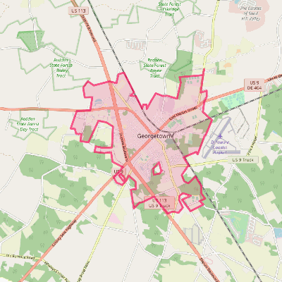 Map of Georgetown