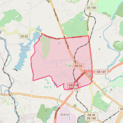 Map of Greenville