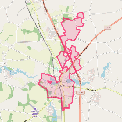 Map of Laurel