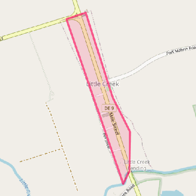 Map of Little Creek