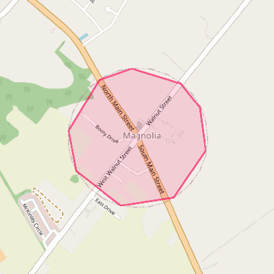 Map of Magnolia