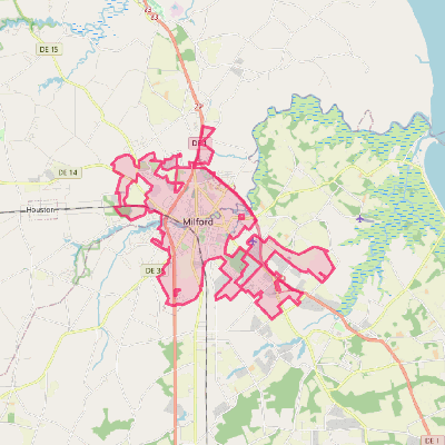 Map of Milford