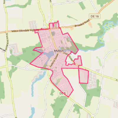 Map of Milton