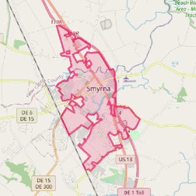 Map of Smyrna