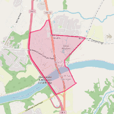 Map of St. Georges