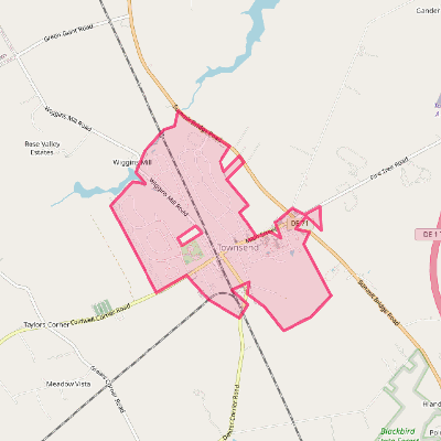 Map of Townsend