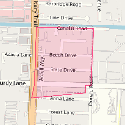 Map of Acacia Villas