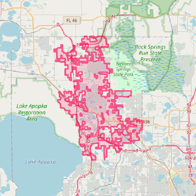 Map of Apopka