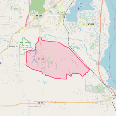 Map of Asbury Lake