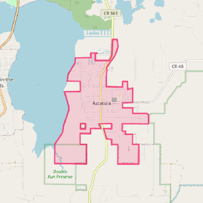 Map of Astatula