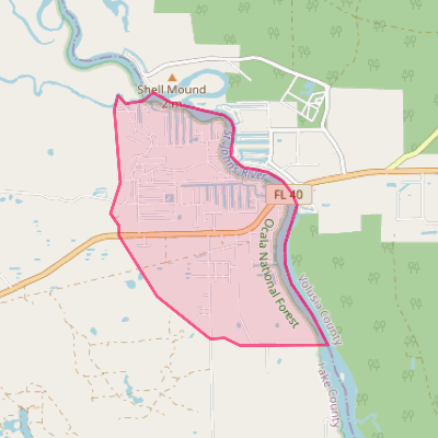 Map of Astor