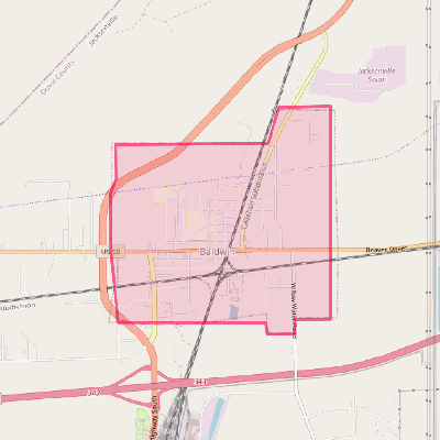 Map of Baldwin