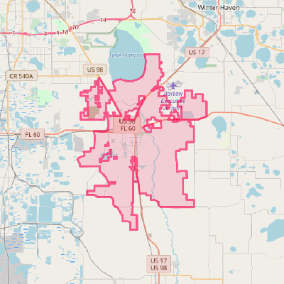 Map of Bartow