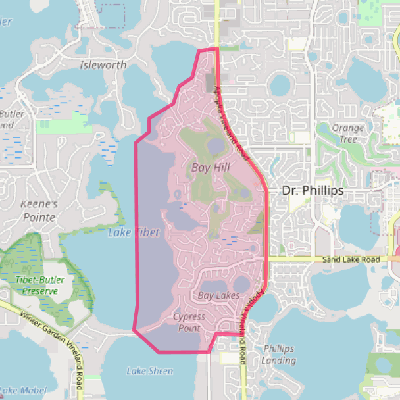 Map of Bay Hill