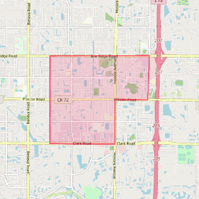 Map of Bee Ridge