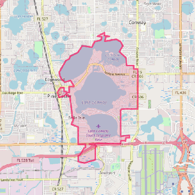 Map of Belle Isle