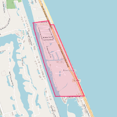 Map of Beverly Beach