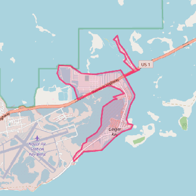 Map of Big Coppitt Key