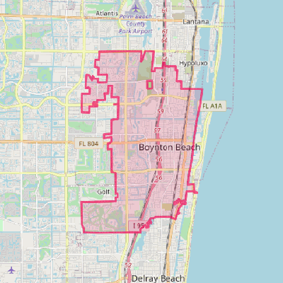 Map of Boynton Beach