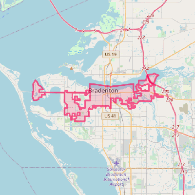 Map of Bradenton