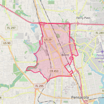 Map of Brent