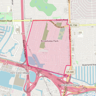 Map of Broadview Park