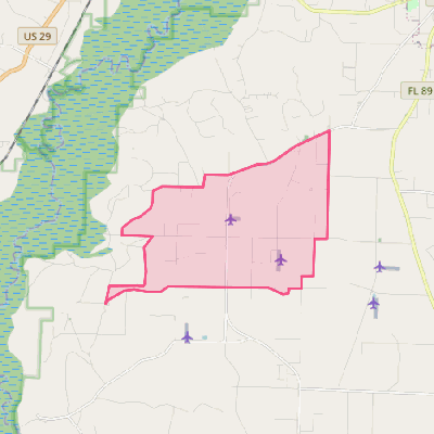 Map of Brownsdale