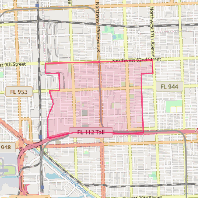 Map of Brownsville