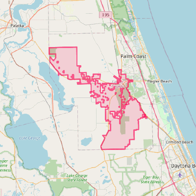 Map of Bunnell