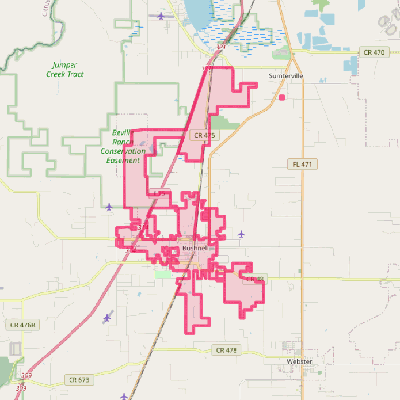 Map of Bushnell